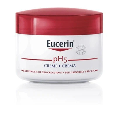 Eucerin pH 5 Crema 75 ml, cosmetico idratante per pelle sensibile