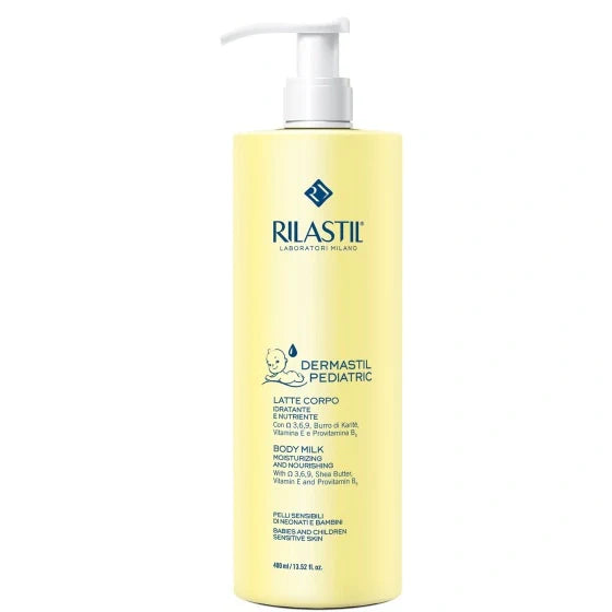 Rilastil Dermastil Ped Latte Corpo 400 ml, cosmetico per neonati