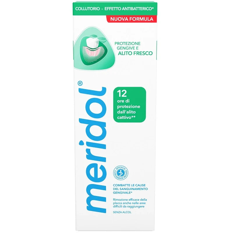 Colgate-Palmolive Meridol Halitosis Collutorio 400 ml, collutori, igiene orale