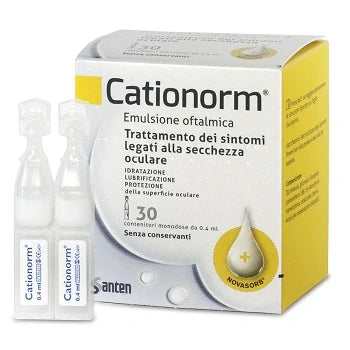 Santen Cationorm Gocce 0,4ml 30f Monodose Dispositivo medico