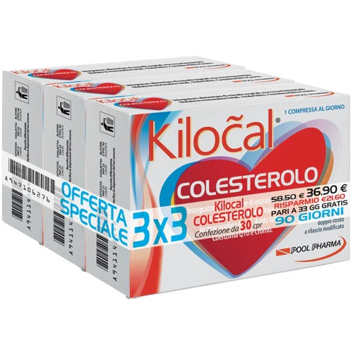 Pool Pharma Kilocal Colesterolo 30 Compresse Parafarmaco