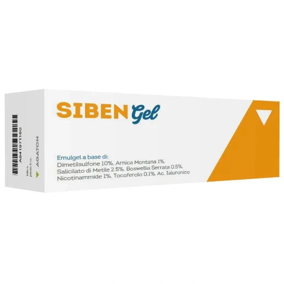 Agaton Siben Gel 75 ml, cosmetico rinfrescante per dolori muscolari