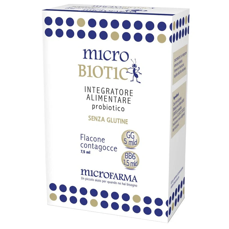 Microfarma Microbiotic Gocce 7,5ml Fermenti Lattici Parafarmaco