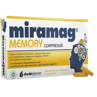 Shedir Pharma Miramag Memory 40 compresse Integratori