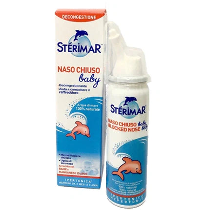 Sterimar Baby Naso Chiuso 50ml, spray nasale, dispositivo medico