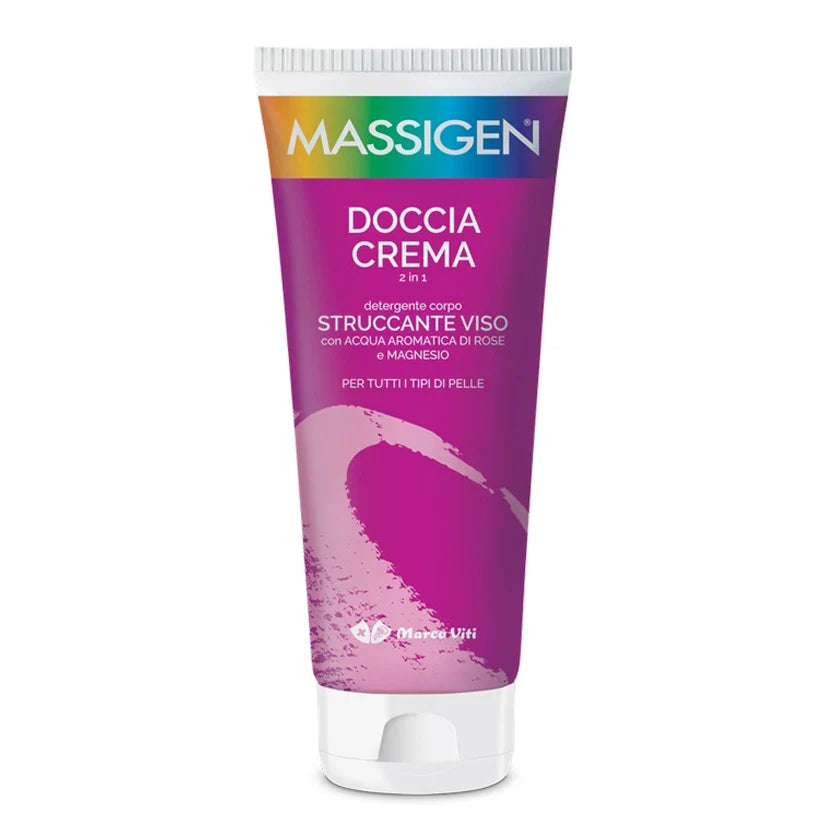 Massigen Doccia Crema 2in1 200 ml, igiene, parafarmaco