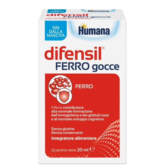 Humana Difensil Ferro Gocce 20ml Integratore
