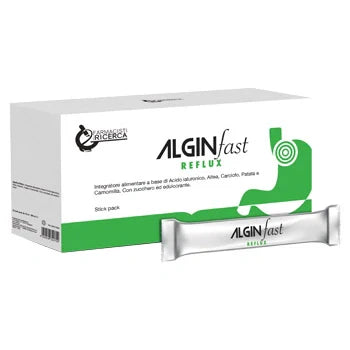 FPR Algin Fast Reflux 20 Stick, parafarmaco per il reflusso, 20 stick x 15 ml