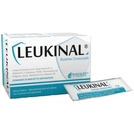 Dymalife Leukinal bustine orosolubili 16, integratori, sistema immunitario