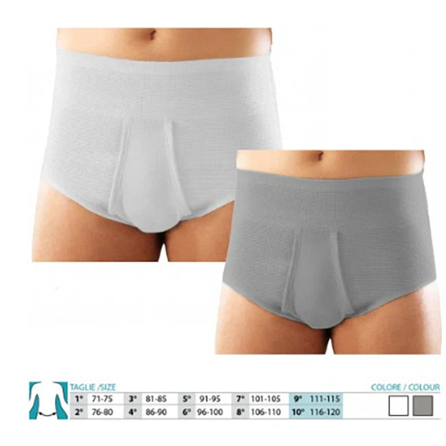 Safte Orione 309 Slip Uomo Contenitivo Grigio Dispositivo Medico