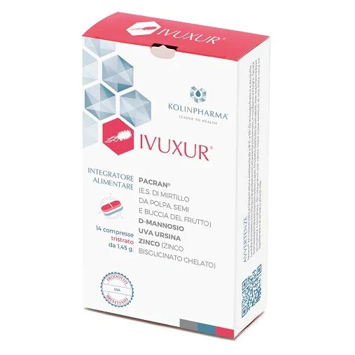 Kolinpharma Ivuxur Integratore Uro-Genitale 14 Compresse