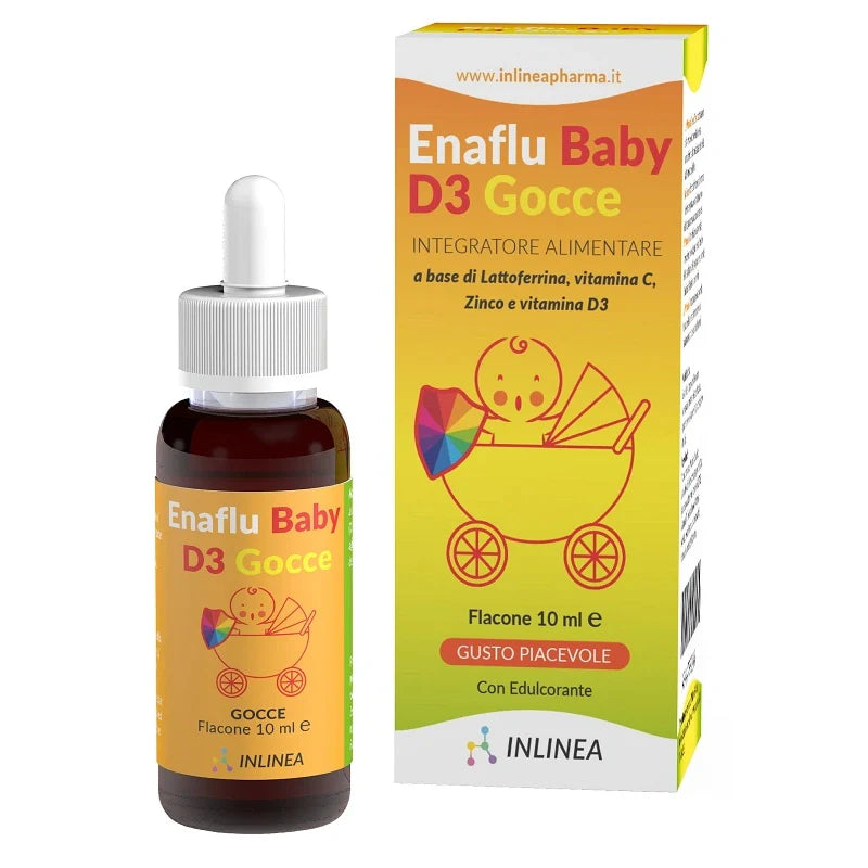 Inlinea Enaflu Baby D3 Gocce 10ml Integratori Infanzia