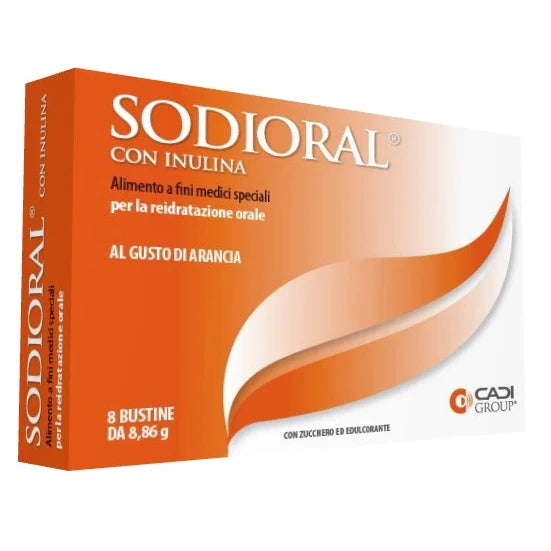 Ca.di.group Sodioral Inulina 8 Bustine Alimenti per fini medici speciali