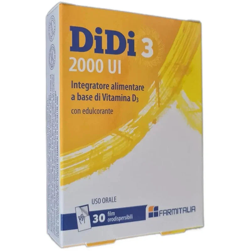Farmitalia Didi3 2000 UI 30 film orodispersibili Integratori