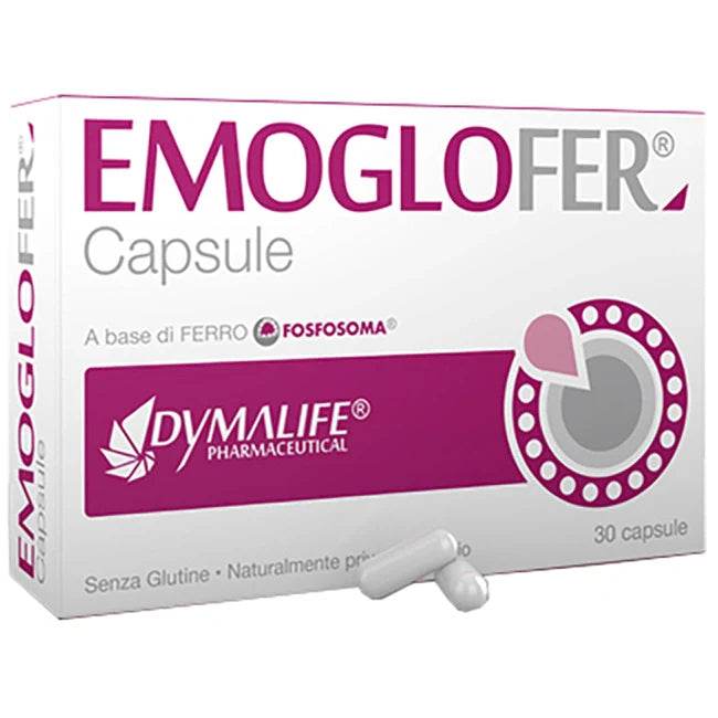 Dymalife Emoglofer 30 capsule, integratore minerali, salute