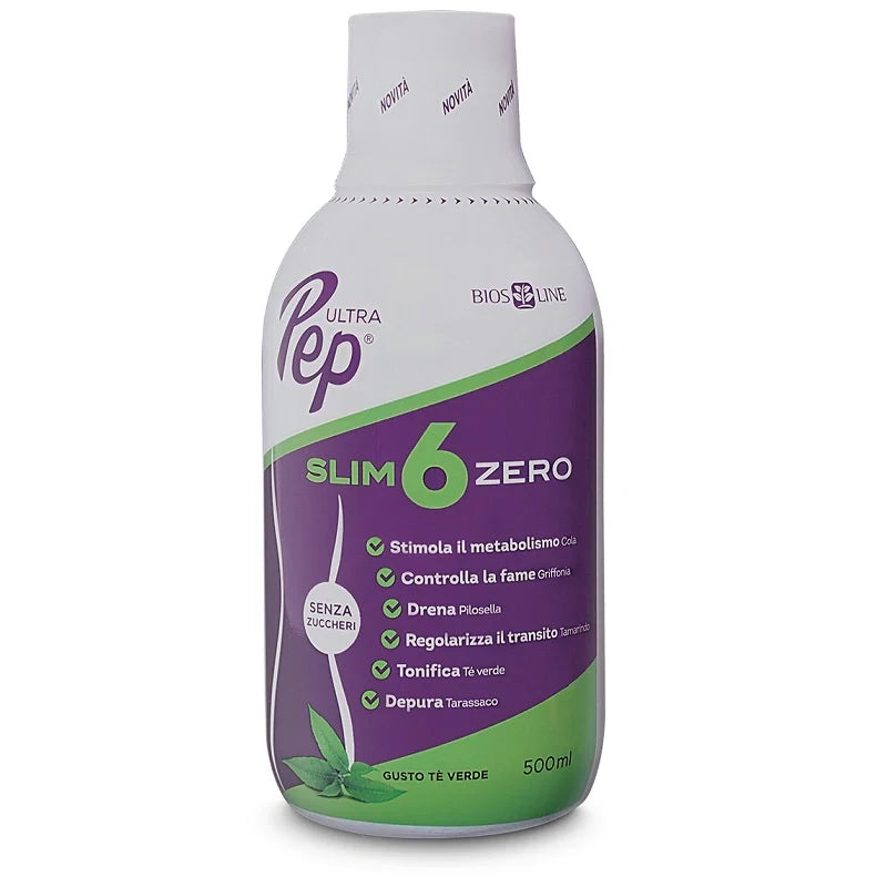 Bios Line Ultra Pep Slim 6 Zero Te Verde 500 ml Parafarmaco