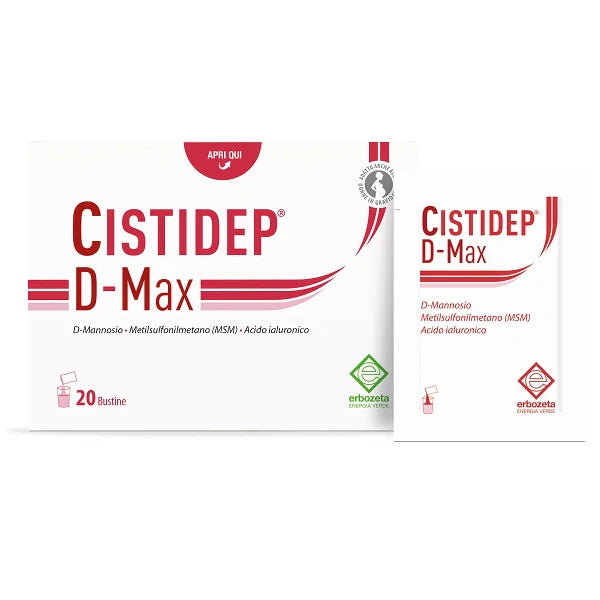 Erbozeta Cistidep D-Max 20 bustine Integratori Uro-genitale
