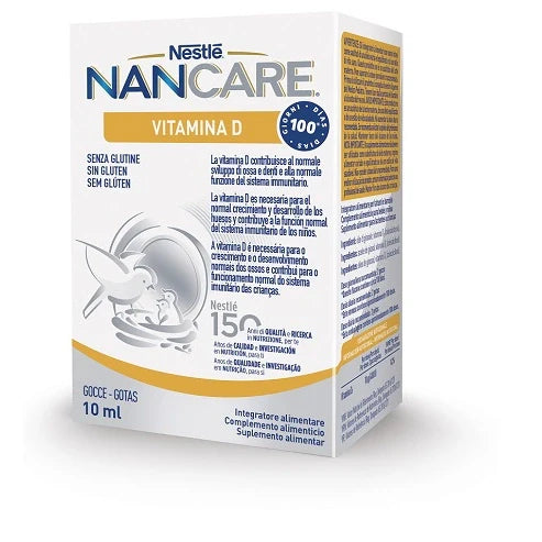 Nestlè Nancare Vitamina D Gocce 10ml Integratori