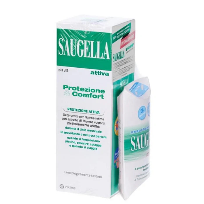 Meda Pharma Saugella Protezione & Comfort 250 ml Detergente intimo