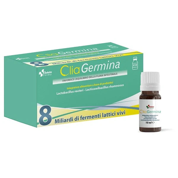 Budetta Farma Cliagermina Fermenti Lattici 10 Flaconcini Parafarmaco