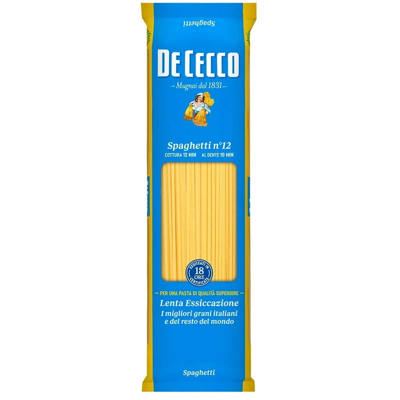 De Cecco Spaghetti N12 400g, Pasta, De Cecco