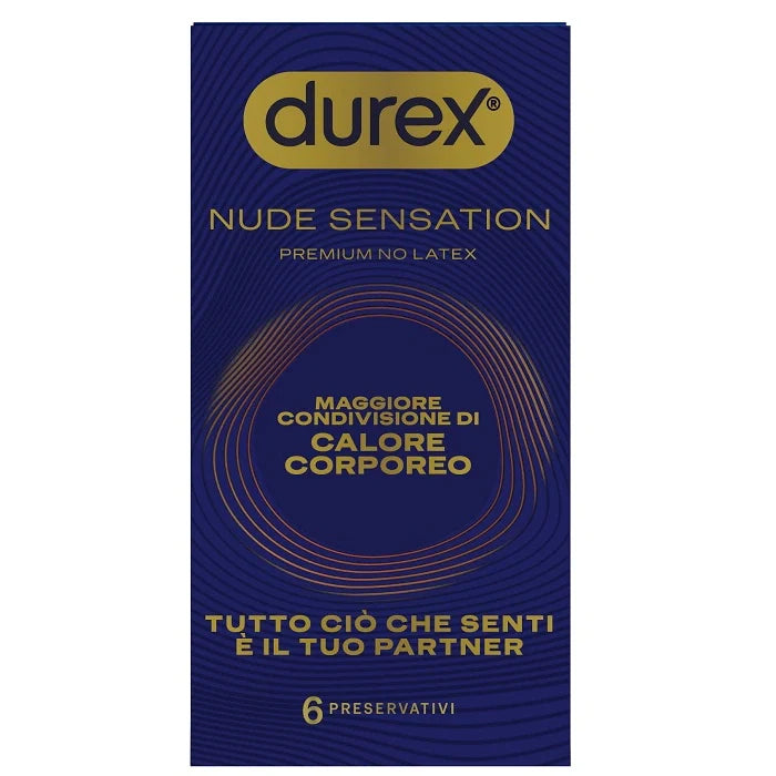 Durex Nude Sensation 6 pezzi, preservativi, dispositivi medici