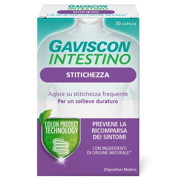 Reckitt Benckiser Gaviscon Intestino Stitichezza 30 capsule Dispositivo medico