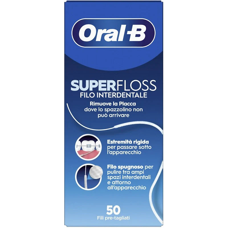 Procter & Gamble Oral-B Man Filo Superfloss 50 m Parafarmaci