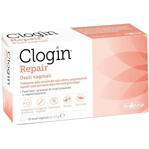 Sakura Italia Clogin Repair Ovuli Vaginali 10 Ovuli