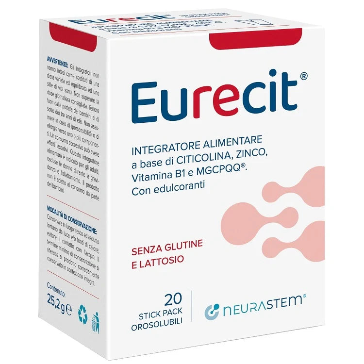 Neurastem Eurecit Stick Pack Orosolubili 20, Parafarmaco