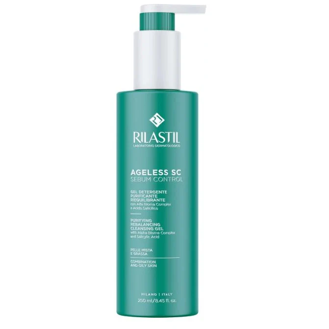 Rilastil Ageless Gel Detergente Purificante 250 ml, Detergenti