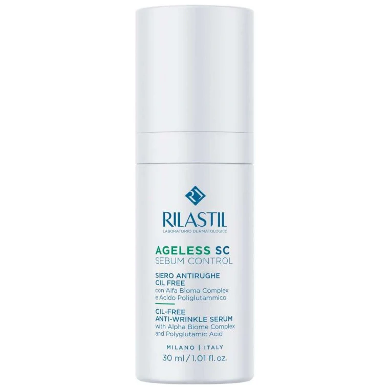 Rilastil Ageless SC Siero Antirughe Oil Free 30 ml, cosmetico per il viso