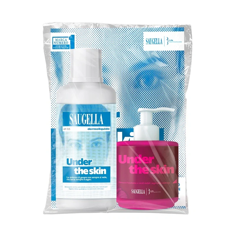 Meda Pharma Saugella Under the Skin Bundle 500ml + 150ml Detergenti
