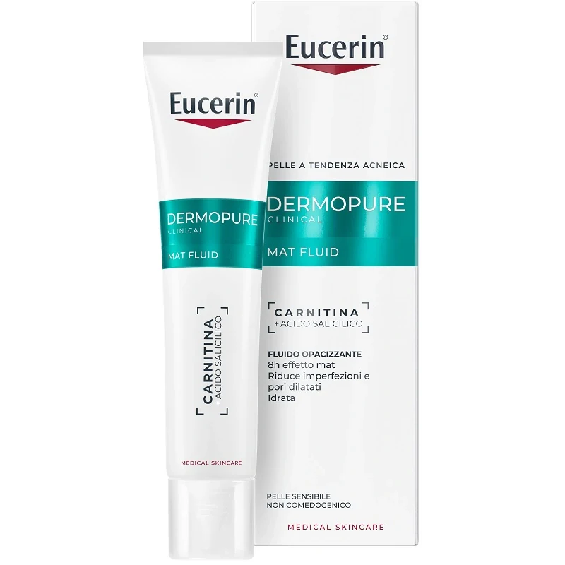 Eucerin Fluido Opacizzante 40 ml, cosmetico per pelle del viso