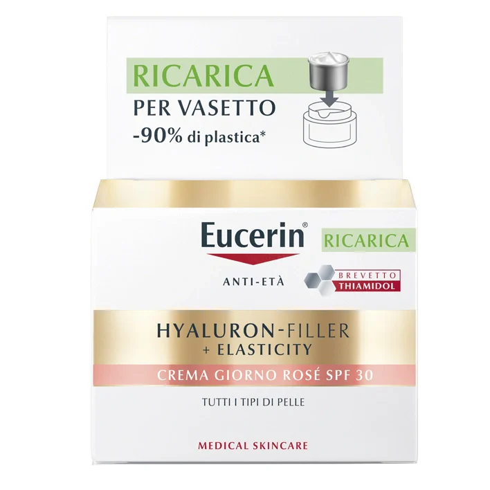 Eucerin Hyal Filler Crema Giorno Rosa SPF30, 50 ml, Cosmetici