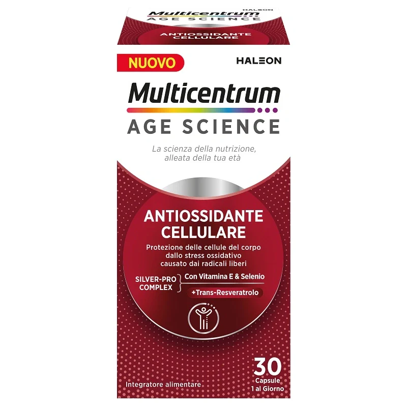 Haleon Multicentrum Age Antiossidante Cellulare 30 Capsule Integratori