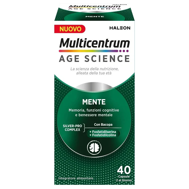 Haleon Multicentrum Age Mente 40 capsule Integratori