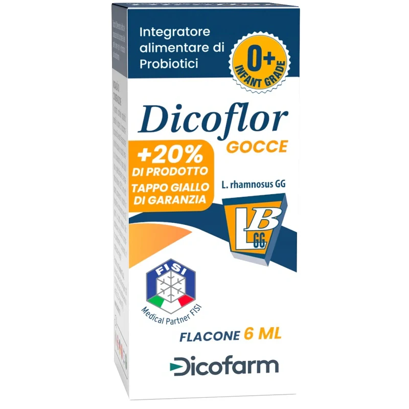 Dicofarm Dicoflor Gocce 6 ml Fermenti Lattici