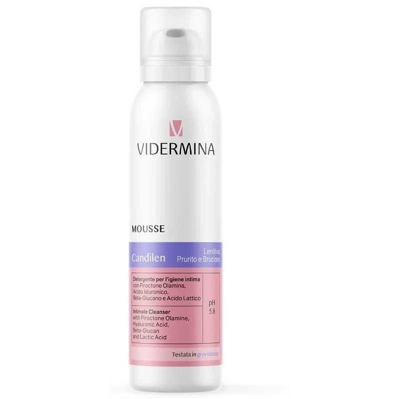 Vidermina Candilen Mousse 150 ml, detergente intimo, categoria parafarmaco