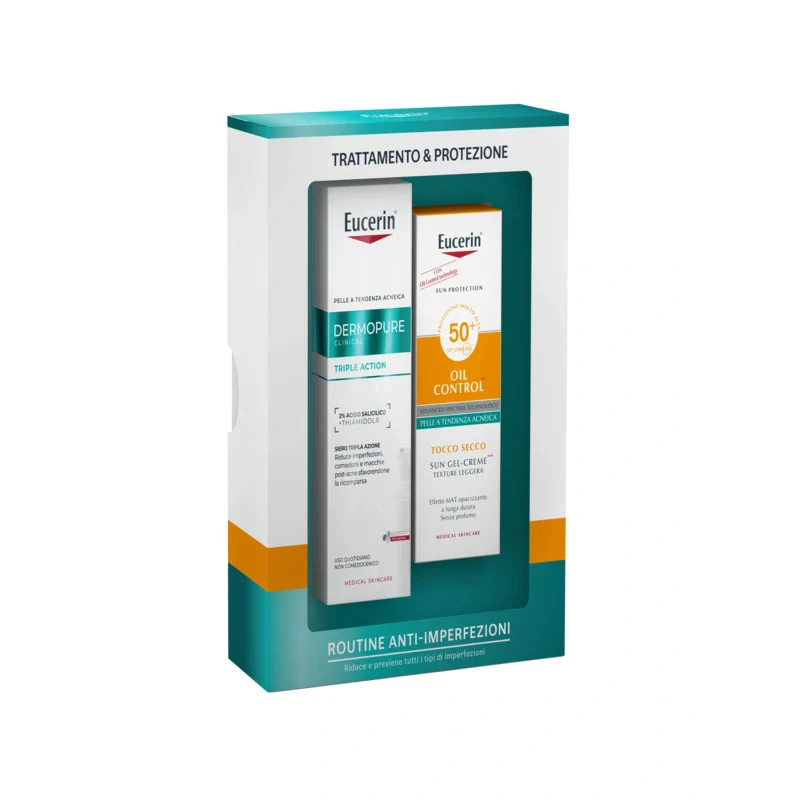 Eucerin Sun Dermopure Routine Pack 40 ml + 50 ml SPF50
