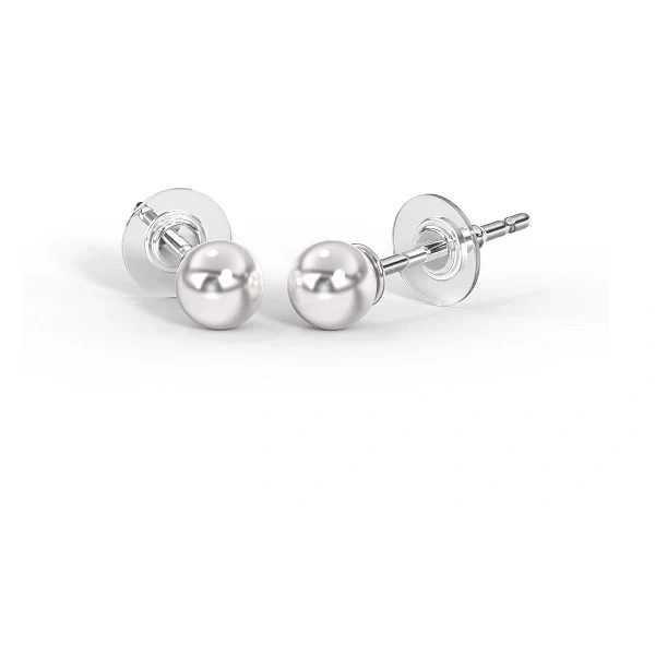 Sanico Orecchini Perla Swarovski 4mm Parafarmaco