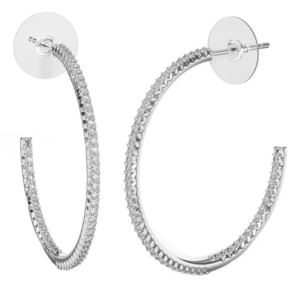 Sanico Orecchini Lioria 32mm Acciaio Inossidabile Parafarmaco