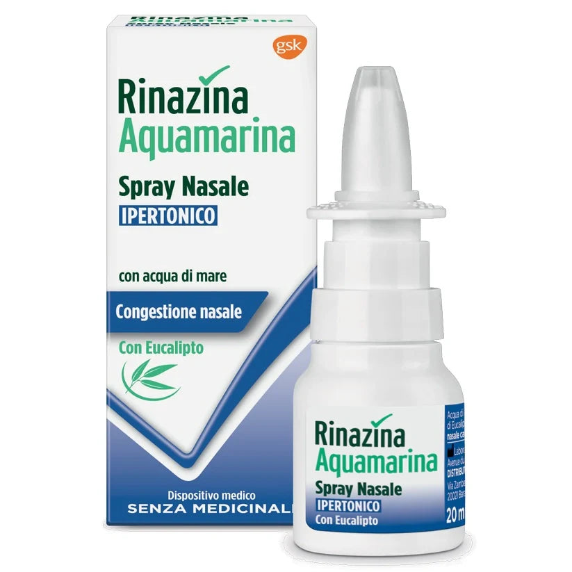 Haleon Rinazina Aquamarina Spray Nasale 20 ml Dispositivo medico