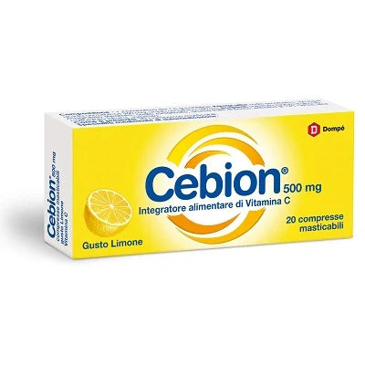 Procter & Gamble Cebion Masticabile Limone Vitamina C 500 mg Integratori