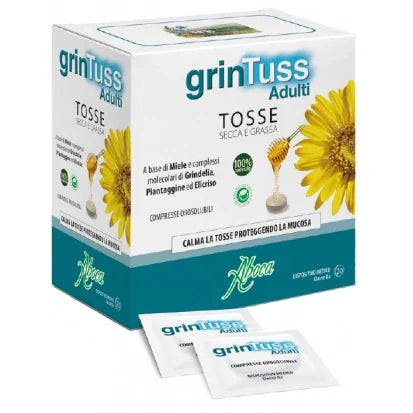 Aboca Grintuss 20 compresse con PoliResin, Dispositivo medico per la tosse