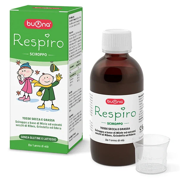 Buona Respiro Sciroppo 140 ml, Dispositivo medico per tosse infantile