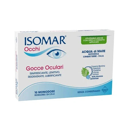 Euritalia Isomar Occhi Gocce Oculari 10 Flaconcini Dispositivo Medico