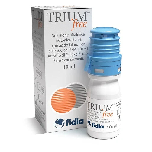 Fidia Trium Free Gocce Oculari 10ml Dispositivo medico