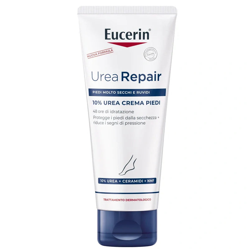 Eucerin Urearepair Crema Piedi 100 ml, cosmetico per piedi secchi