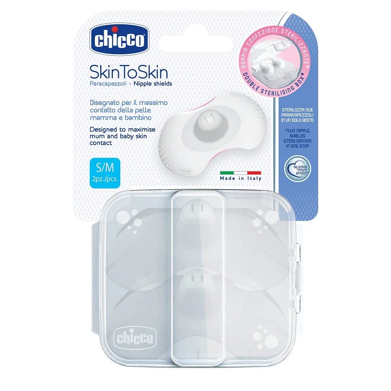 Chicco Paracapezzoli Silicone Small, Parafarmaco, Allattamento